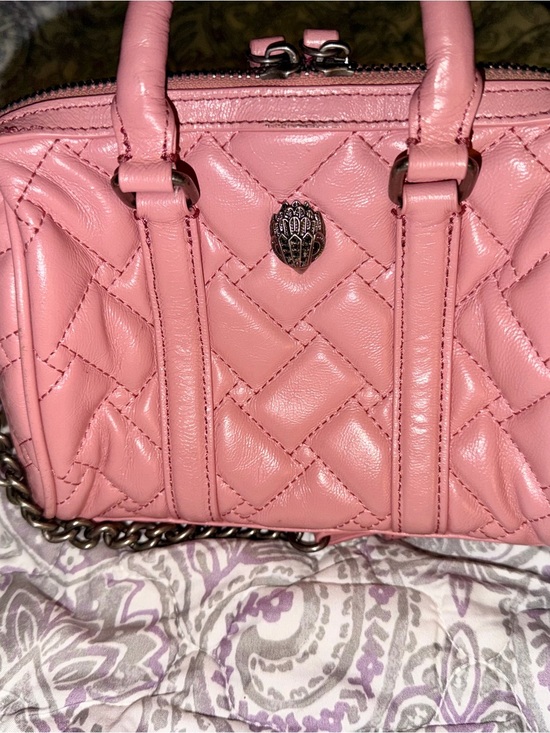 Kurt Geiger Handbags - Quilted Pink Leather Top-Handle Women's Bag